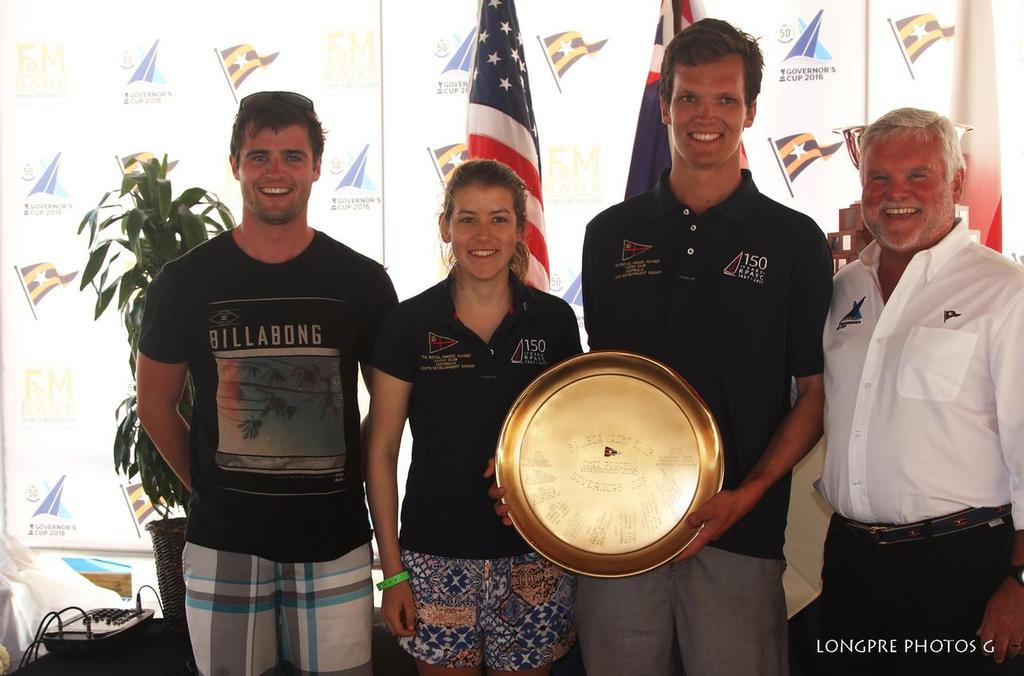 Royal Prince Alfred Team wins Sportsmanship trophy - Balboa Yacht Club's 50th Governor's Cup &copy; Mary Longpre